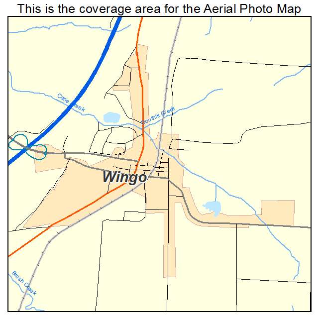Wingo, KY location map 