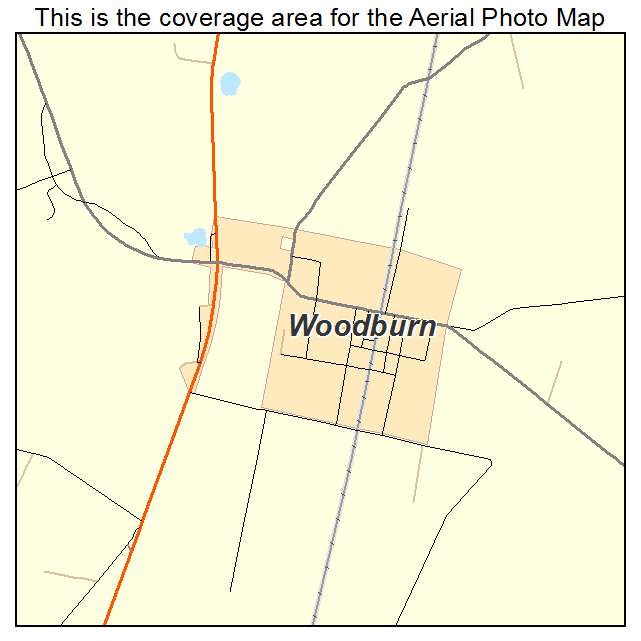 Woodburn, KY location map 
