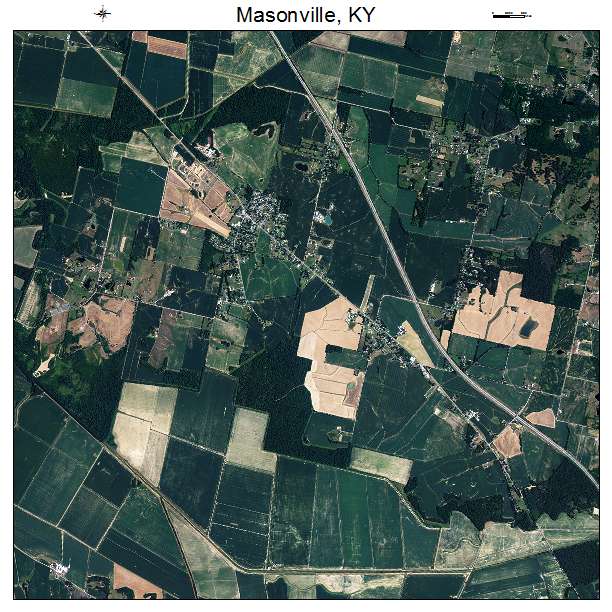 Masonville, KY air photo map
