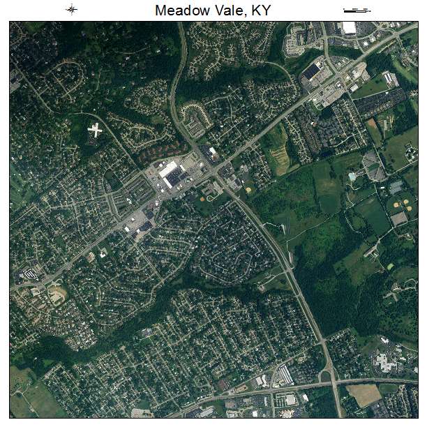 Meadow Vale, KY air photo map