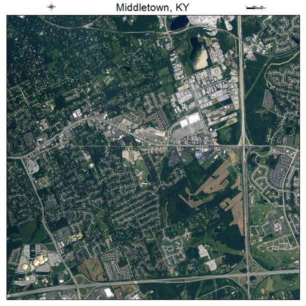 Middletown, KY air photo map