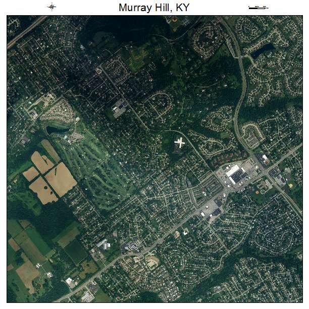 Murray Hill, KY air photo map