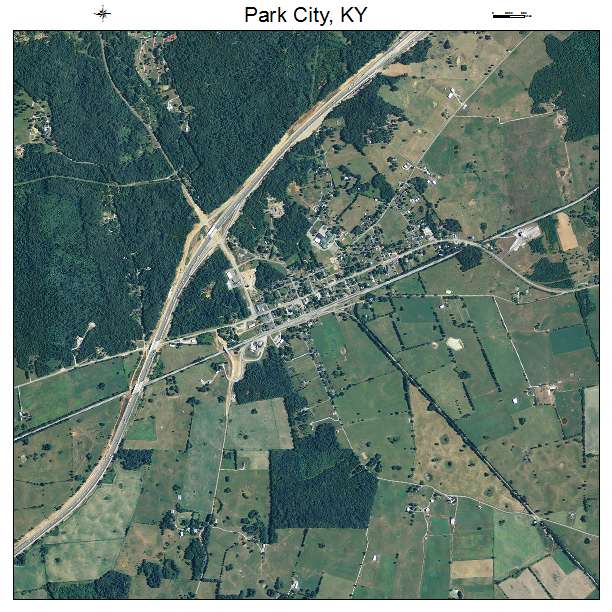 Park City, KY air photo map