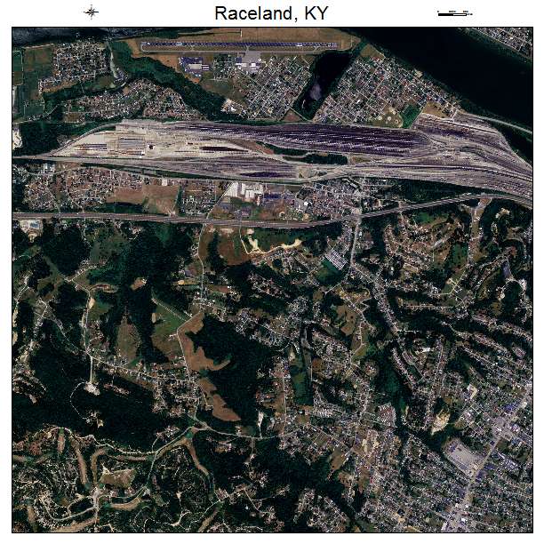 Raceland, KY air photo map
