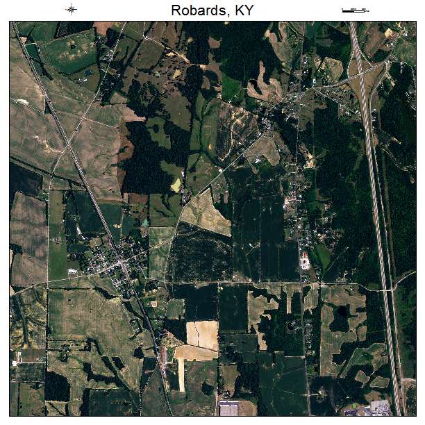 Robards, KY air photo map