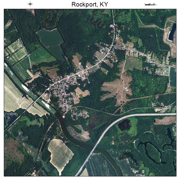 Rockport, KY air photo map