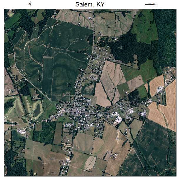 Salem, KY air photo map