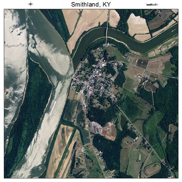 Smithland, KY air photo map