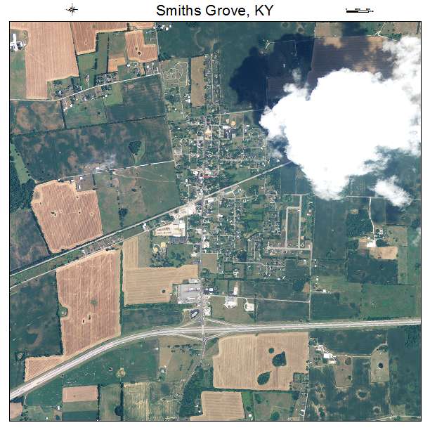 Smiths Grove, KY air photo map