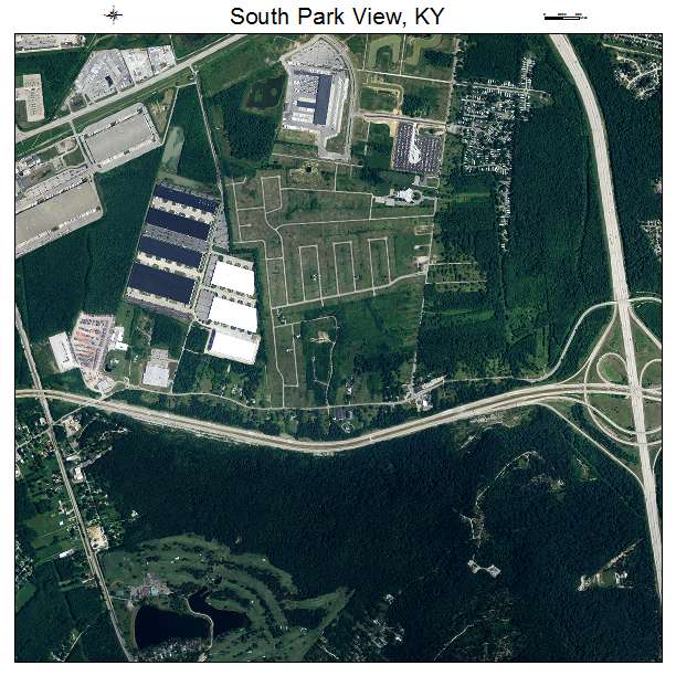 South Park View, KY air photo map