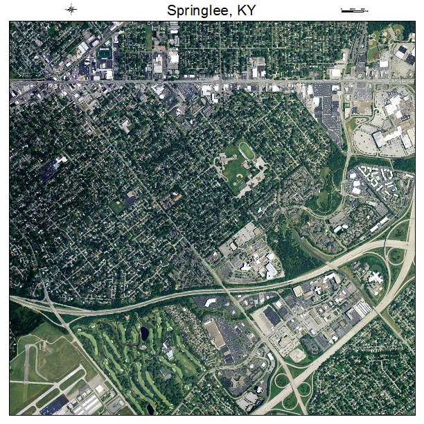 Springlee, KY air photo map