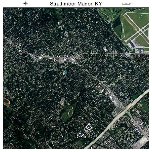 Strathmoor Manor, KY air photo map