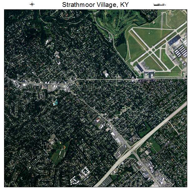 Strathmoor Village, KY air photo map