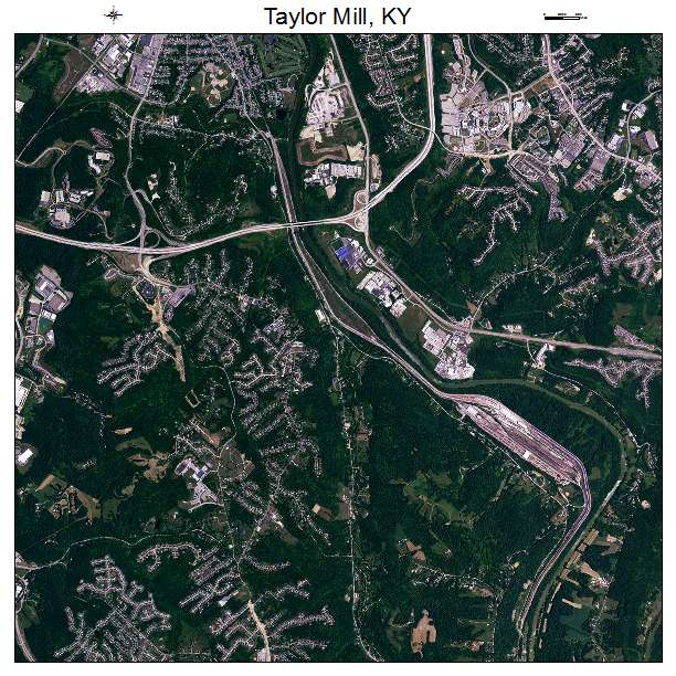 Taylor Mill, KY air photo map