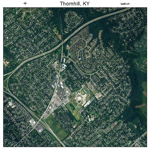 Thornhill, KY air photo map