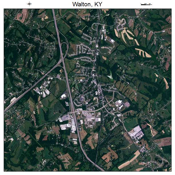 Walton, KY air photo map