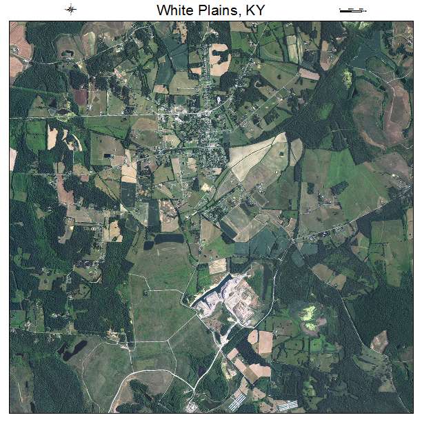 White Plains, KY air photo map