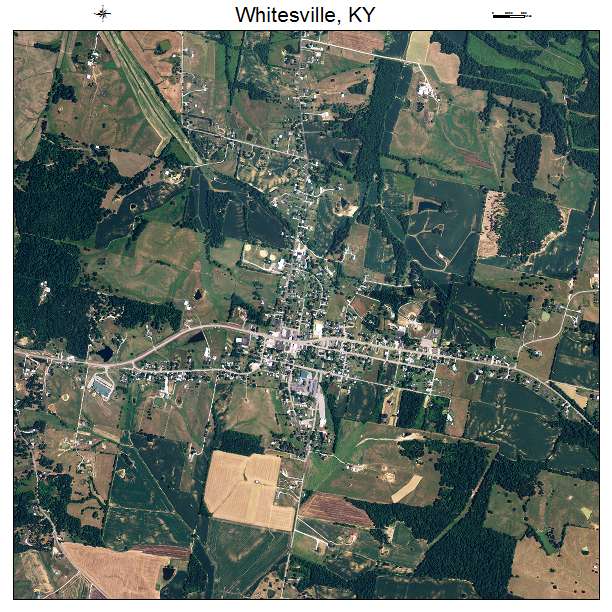 Whitesville, KY air photo map