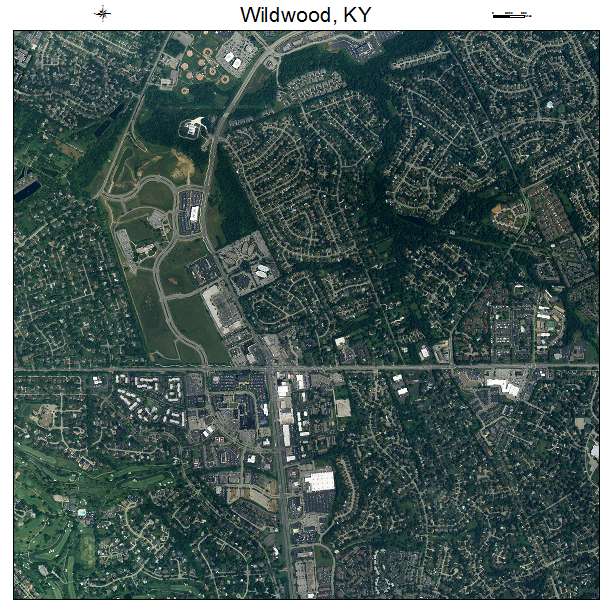 Wildwood, KY air photo map