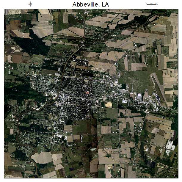 Abbeville, LA air photo map