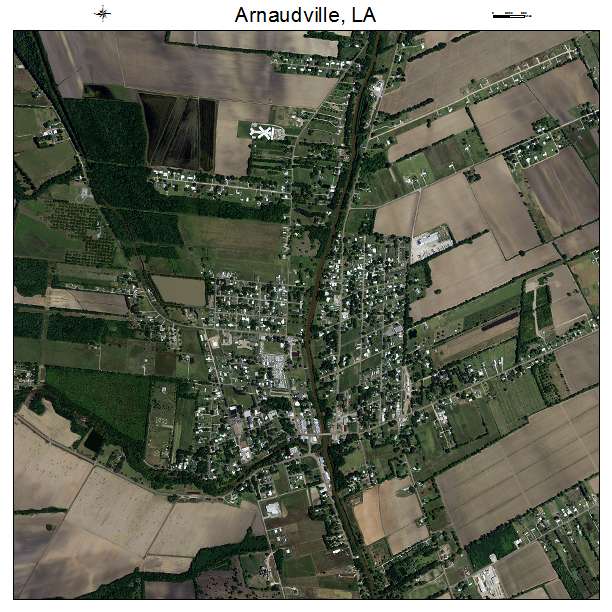 Arnaudville, LA air photo map