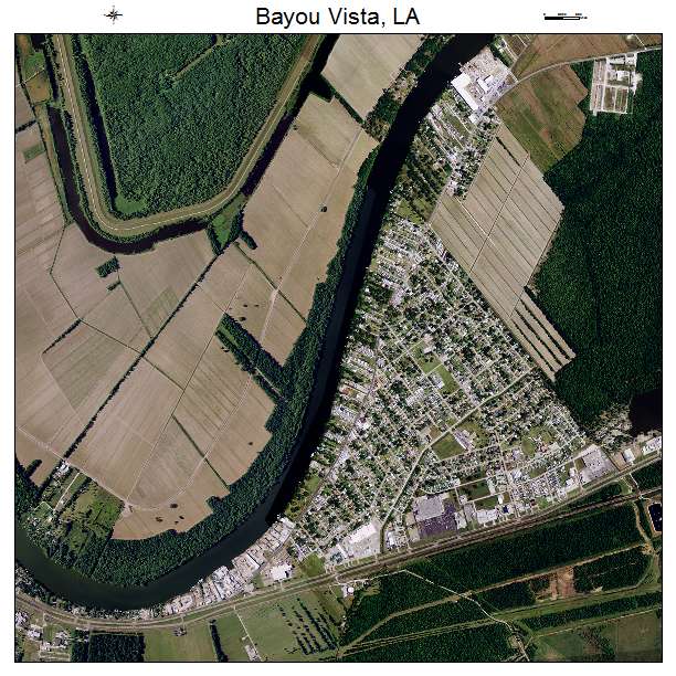 Bayou Vista, LA air photo map