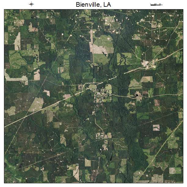 Bienville, LA air photo map