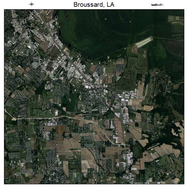 Broussard, LA air photo map