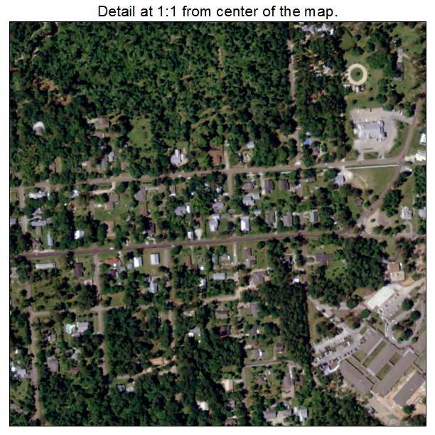 Abita Springs, Louisiana aerial imagery detail