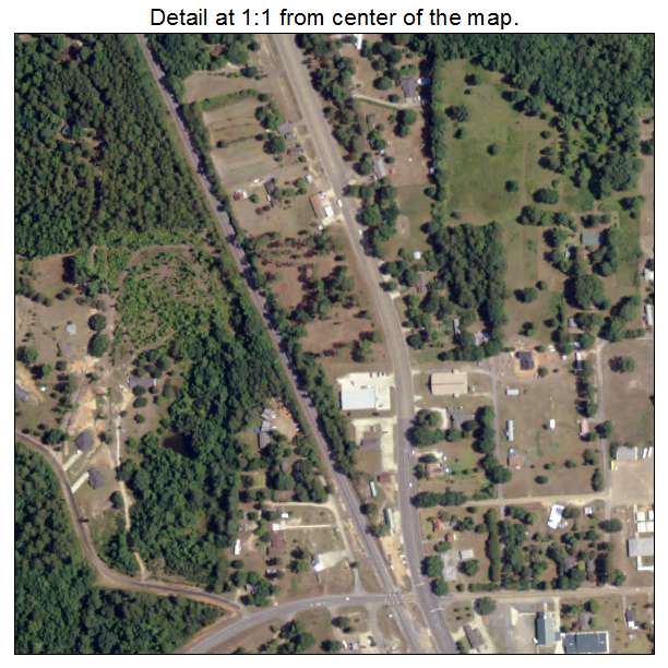 Anacoco, Louisiana aerial imagery detail