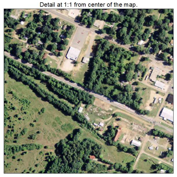 Arcadia, Louisiana aerial imagery detail