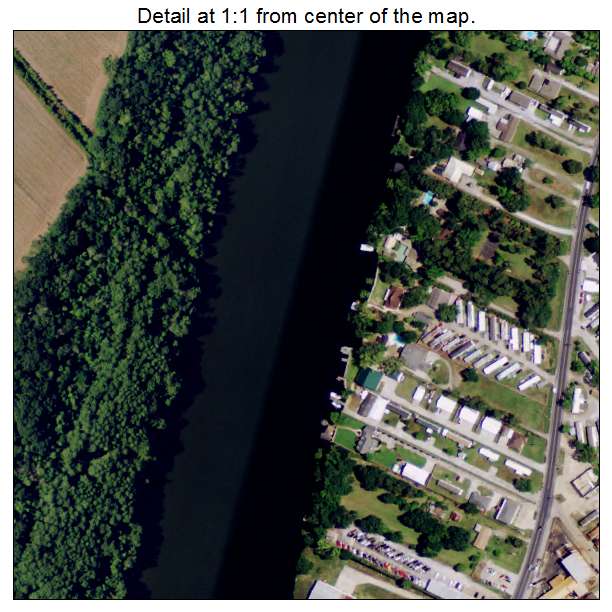 Bayou Vista, Louisiana aerial imagery detail