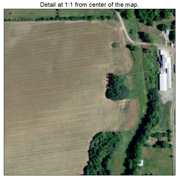 Belcher, Louisiana aerial imagery detail
