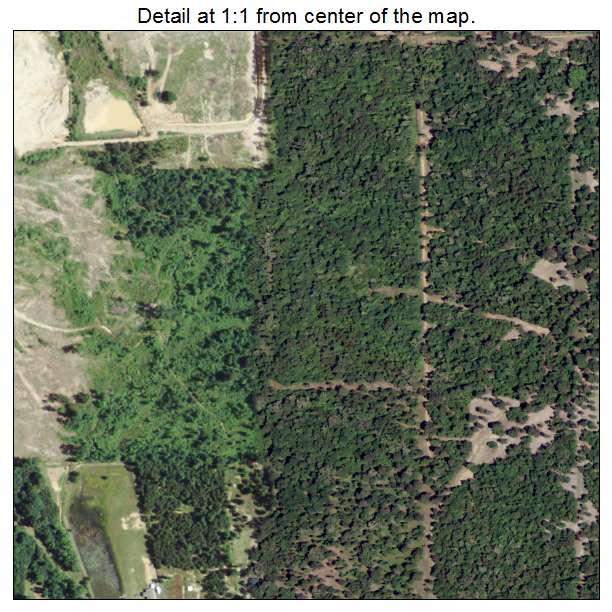 Blanchard, Louisiana aerial imagery detail