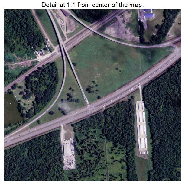 Boutte, Louisiana aerial imagery detail