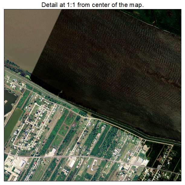 Buras Triumph, Louisiana aerial imagery detail