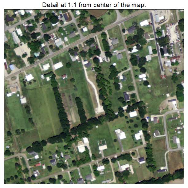 Cecilia, Louisiana aerial imagery detail