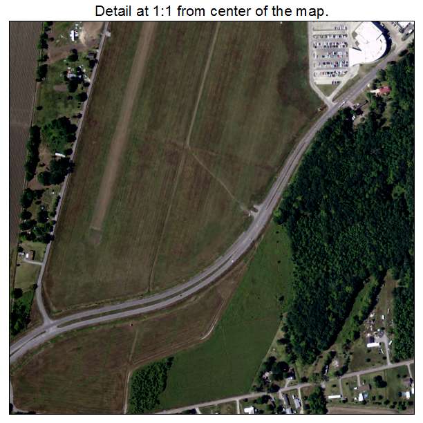 Charenton, Louisiana aerial imagery detail