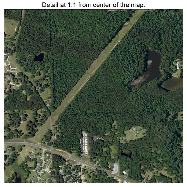 Claiborne, Louisiana aerial imagery detail