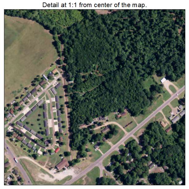 Clayton, Louisiana aerial imagery detail