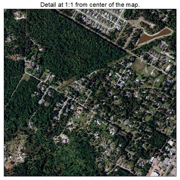 Covington, Louisiana aerial imagery detail