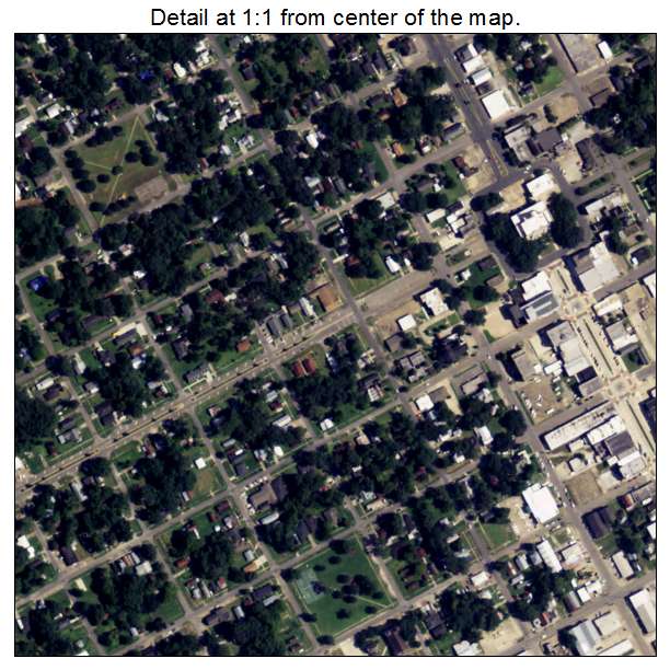 Crowley, Louisiana aerial imagery detail