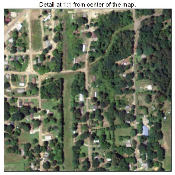Cullen, Louisiana aerial imagery detail