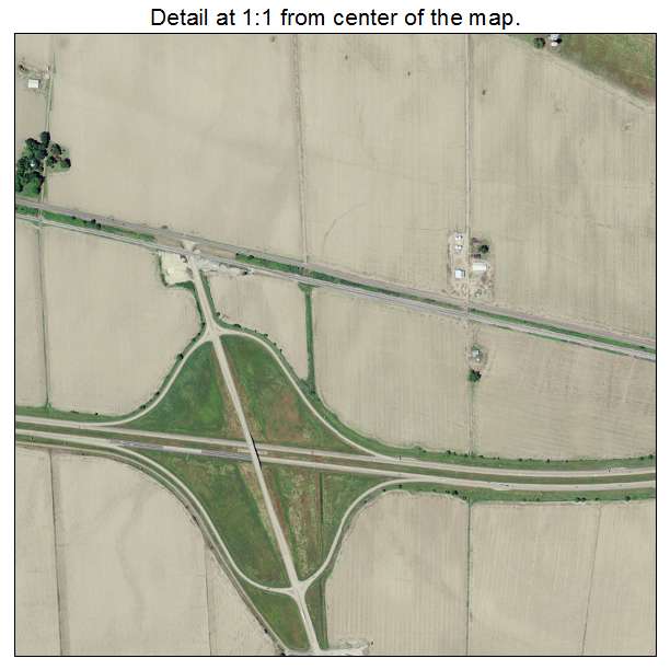 Delta, Louisiana aerial imagery detail