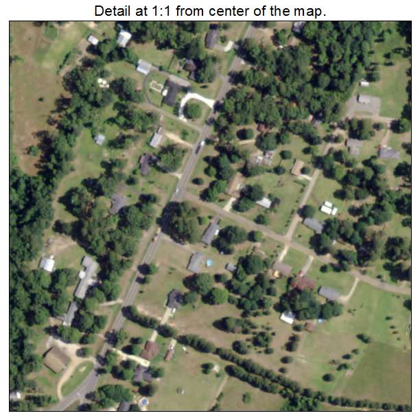 Edgefield, Louisiana aerial imagery detail
