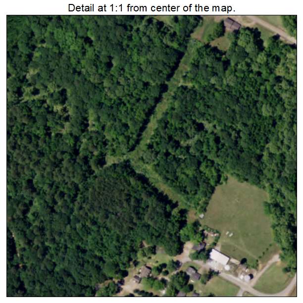 Elizabeth, Louisiana aerial imagery detail