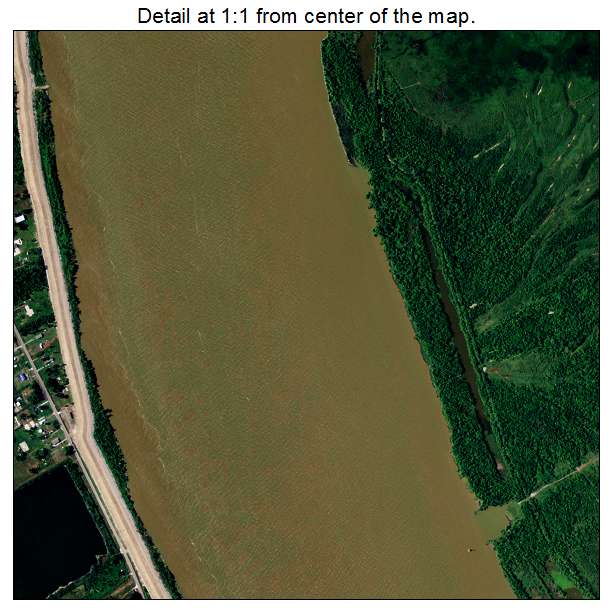 Empire, Louisiana aerial imagery detail