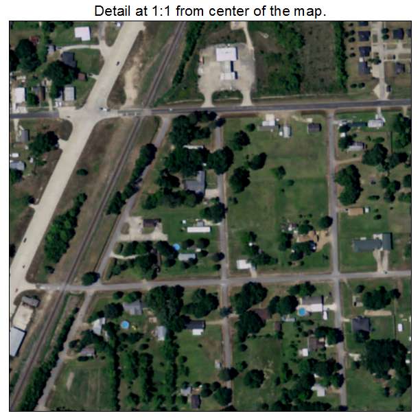 Fenton, Louisiana aerial imagery detail