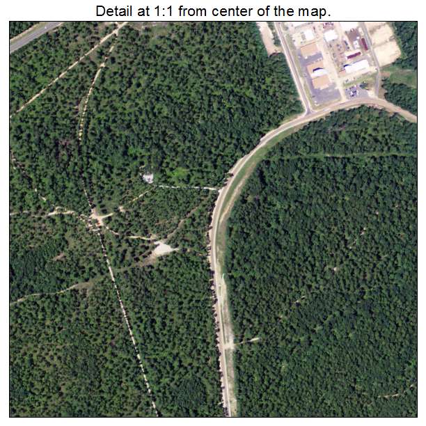 Fort Polk North, Louisiana aerial imagery detail