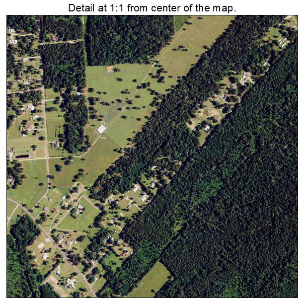 French Settlement, Louisiana aerial imagery detail